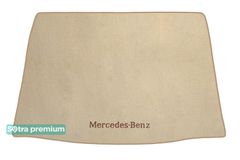 Двошарові килимки Sotra Premium Beige для Mercedes-Benz A-Class (V177)(седан)(багажник) 2018→