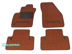 Двошарові килимки Sotra Premium Terracotta для Volvo S40 (mkII) / V50 (mkI) 2004-2011 МКПП - Фото 1