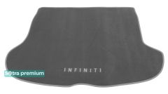 Двухслойные коврики Sotra Premium Grey для Infiniti EX / QX50 (mkI)(багажник) 2008-2017