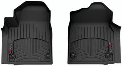Коврики WeatherTech Black для GMC Hummer EV (mkI)(pickup & SUV)(1 ряд) 2021→