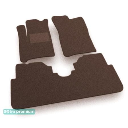 Двошарові килимки Sotra Premium Chocolate для Renault Scenic (mkI) 1996-2003 - Фото 1
