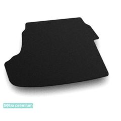 Двошарові килимки Sotra Premium Black для Hyundai Sonata (mkVII)(гібрид)(багажник) 2015-2019