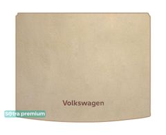 Двухслойные коврики Sotra Premium Beige для Volkswagen Caddy (mkV)(Life)(багажник) 2020→