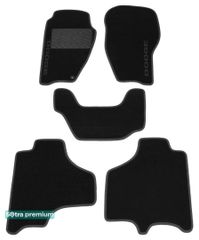 Двошарові килимки Sotra Premium Black для Dodge Nitro (mkI) 2007-2012