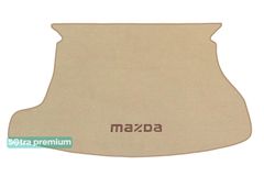 Двошарові килимки Sotra Premium Beige для Mazda 5 / Premacy (mkI)(багажник) 1999-2004