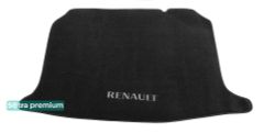Двошарові килимки Sotra Premium Black для Renault Megane (mkIV)(хетчбек)(багажник) 2016-2022
