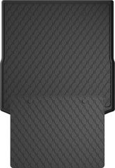 Резиновые коврики в багажник Gledring для Ford Galaxy (mkIII)(5 мест) 2015-2022 (багажник с защитой)