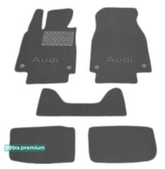 Двухслойные коврики Sotra Premium Grey для Audi e-tron GT (mkI) 2020→