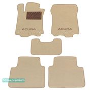 Двухслойные коврики Sotra Premium Beige для Acura TLX (mkI) 2014-2020 - Фото 1