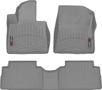 Коврики Weathertech Grey для Hyundai Santa Fe (mkIV)(not hybrid)(1-2 row) 2020-> - Фото 1