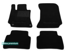Двошарові килимки Sotra Premium Black для Mercedes-Benz CLS-Class (C218) 2010-2017 - Фото 1