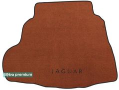 Двошарові килимки Sotra Premium Terracotta для Jaguar XF (mkII)(седан)(без Technology Package)(багажник) 2015→ - Фото 1