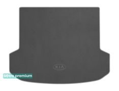 Двошарові килимки Sotra Premium Grey для Kia Sorento (mkIV) 2020→ (багажник) - Фото 1