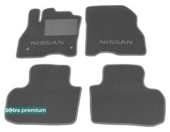 Двухслойные коврики Sotra Premium Grey для Nissan Leaf (mkI) 2010-2017