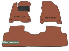 Двухслойные коврики Sotra Premium Terracotta для Renault Koleos (mkI) 2007-2016