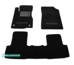 Двошарові килимки Sotra Premium Black для Honda CR-V (mkIV)(2 кліпси) 2012-2018