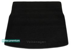 Двухслойные коврики Sotra Premium Graphite для Volkswagen Phaeton (mkI)(long)(багажник) 2005-2009