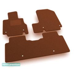 Двошарові килимки Sotra Premium Terracotta для Genesis GV60 (mkI) 2021→