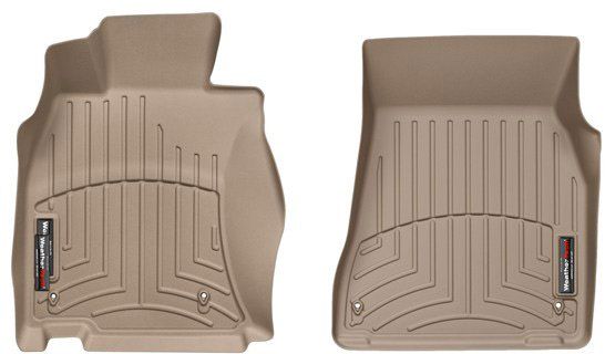 Коврики Weathertech Beige для Lexus LS (mkIV)(AWD)(1 row) 2007-2012 - Фото 1