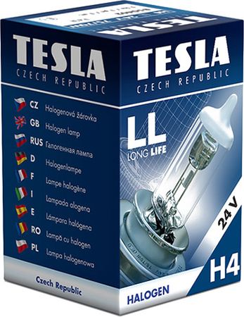 Автомобільна лампа Tesla B50402 тип H4 (Long Life)(24V; 75/70W; P43t) - Фото 3