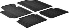 Резиновые коврики Gledring для Hyundai Veloster (mkI) 2011-2017