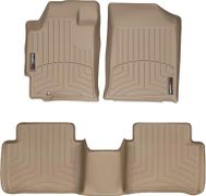 Коврики Weathertech Beige для Nissan Altima (sedan)(mkIV)(1 fixing) 2007-2012 - Фото 1