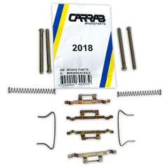 Ремкомплект передніх гальмівних колодок WP (Carrab) 2018 для Nissan 100A/120A F10, 120Y B210, 1200, Cherry N10, крос-код за Quick