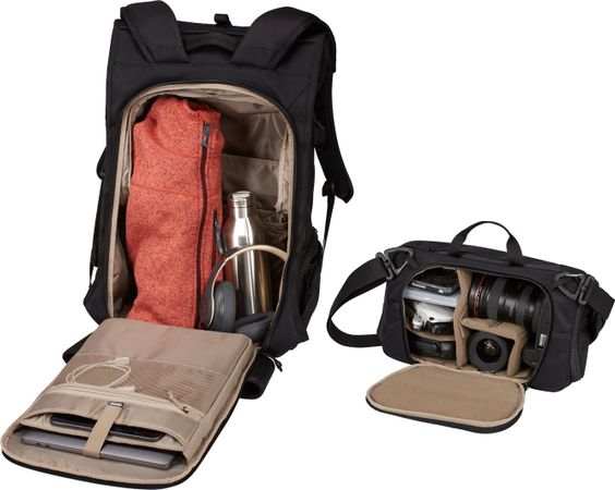 Рюкзак Thule Covert DSLR Rolltop Backpack 32L (Black) - Фото 8