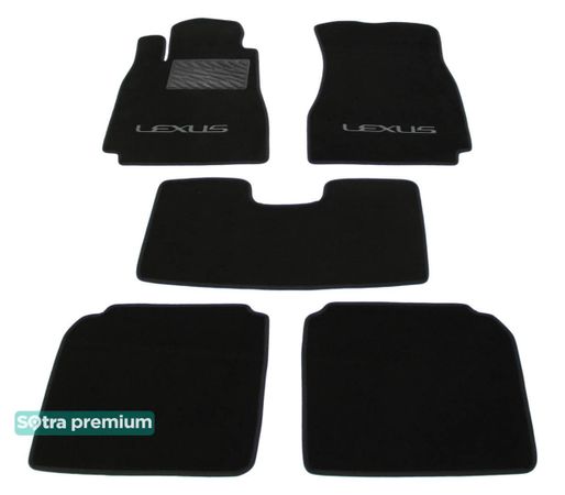 Двошарові килимки Sotra Premium Black для Lexus LS (mkIII) 2000-2007 - Фото 1