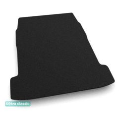 Двошарові килимки Sotra Classic Black для Mercedes-Benz S-Class (W222)(S450)(2 ряд не регулюється)(багажник) 2013-2020