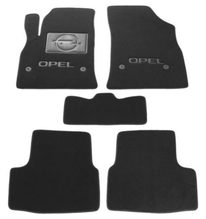 Двошарові килимки Sotra Custom Premium Black для Opel Astra (mkV)(K) 2015-2021 - Фото 1