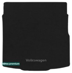Двухслойные коврики Sotra Premium Graphite для Volkswagen Passat (B8)(седан)(нижний уровень)(багажник) 2014-2022