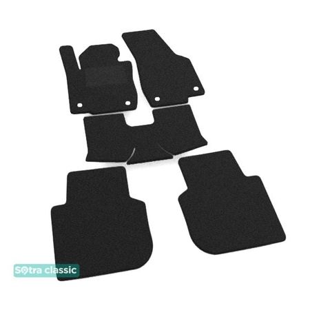 Двошарові килимки Sotra Classic Black для Volkswagen Passat (NMS)(mkII) 2020→ (USA) - Фото 1