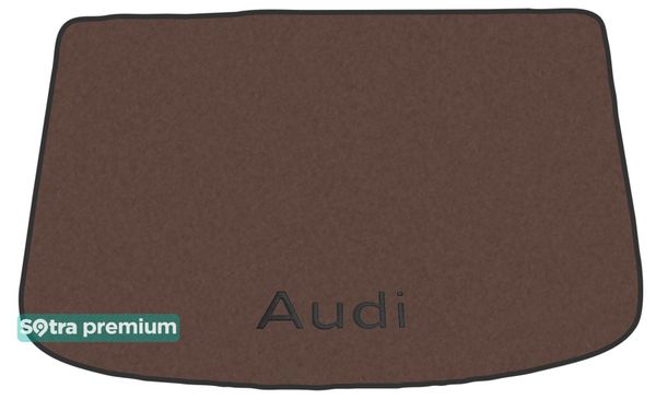 Двошарові килимки Sotra Premium Chocolate для Audi A1/S1 (mkI)(багажник) 2010-2018 - Фото 1