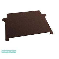 Двошарові килимки Sotra Premium Chocolate для Citroen C4 Picasso (mkI)(складений 3 ряд)(багажник) 2006-2013
