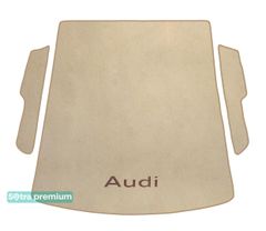 Двошарові килимки Sotra Premium Beige для Audi A8/S8 (mkIV)(D5)(long)(багажник) 2017→