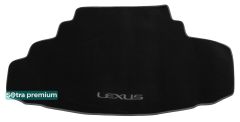Двошарові килимки Sotra Premium Black для Lexus LS (mkIII)(багажник) 2000-2007