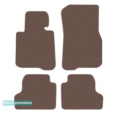 Двухслойные коврики Sotra Premium Chocolate для BMW 4-series (F32)(купе) 2013-2020