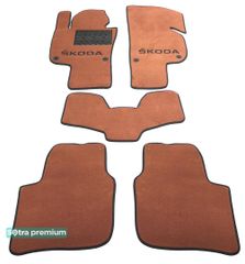 Двошарові килимки Sotra Premium Terracotta для Skoda Superb (mkII)(B6)(без електро регулювань сидінь) 2008-2015