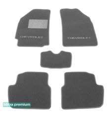 Двухслойные коврики Sotra Premium Grey для Chevrolet Spark (mkIII) 2009-2015