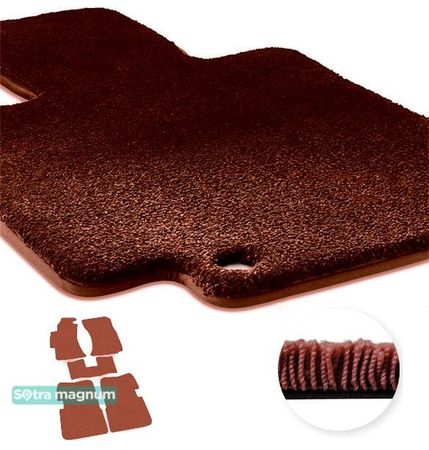 Двошарові килимки Sotra Magnum Red для Subaru Impreza (mkIII) 2007-2011 - Фото 1