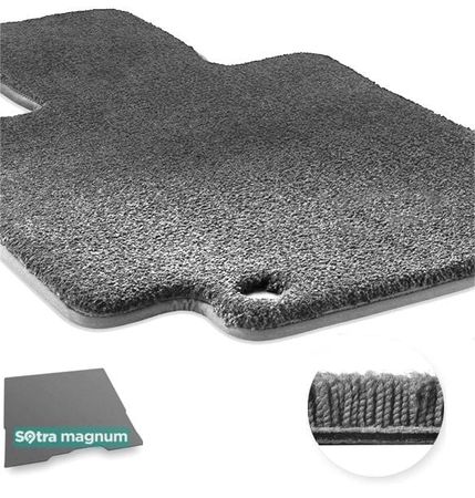 Двошарові килимки Sotra Magnum Grey для Nissan NV300 (mkI)(пасажирський)(L2)(багажник) 2016→ - Фото 1