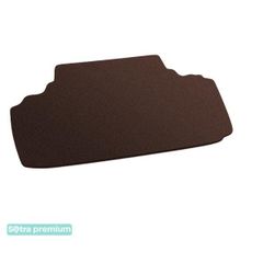 Двошарові килимки Sotra Premium Chocolate для Mercedes-Benz E-Class (W124)(седан)(багажник) 1985-1995