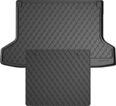 Резиновый коврик в багажник Gledring для Honda HR-V (mkIII)(полный привод) 2021→ (с запаской)(багажник с защитой)