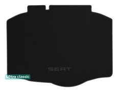 Двошарові килимки Sotra Classic Black для Seat Ibiza (mkV)(хетчбек)(не TGI)(багажник) 2017→ - Фото 1