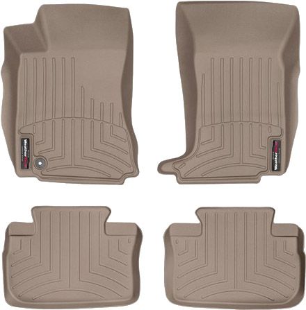 Коврики WeatherTech Beige для Cadillac CTS / CTS-V (mkII)(sedan)(AWD)(1 small fixing) 2008-2009 automatic - Фото 1