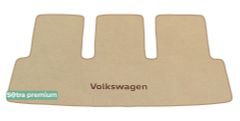 Двошарові килимки Sotra Premium Beige для Volkswagen Multivan (T5-T6)(SWB)(багажник) 2003→