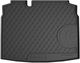 Резиновый коврик в багажник Gledring для Volkswagen Golf (mkV-mkVI)(хетчбэк) 2003-2012 (с докаткой)(багажник)