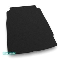 Двошарові килимки Sotra Classic Black для BMW 6-series (F06)(гран купе)(багажник) 2012-2019