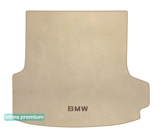 Двошарові килимки Sotra Premium Beige для BMW 3-series (F34)(Gran Turismo)(багажник) 2013-2020 - Фото 1